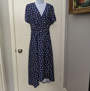 eShakti Wraparound Lined Maxi Dress US22W